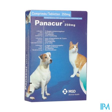 Panacur Comp Vet 10 X 250mg 1