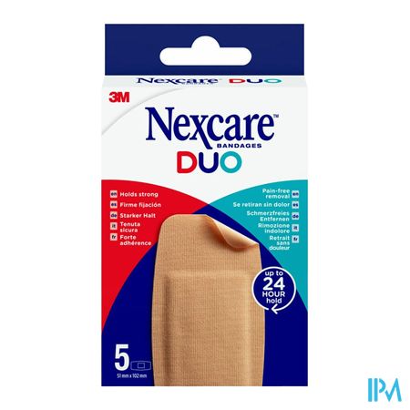 Nexcare 3m Duo Pleister Maxi 51x102mm 5 6