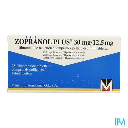 Zopranol Plus 30mg/12,5mg Comp Pell 28 1