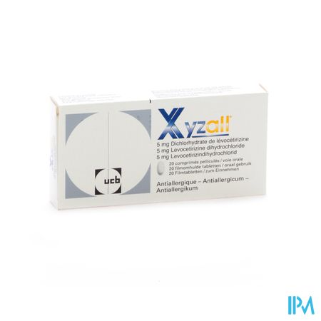 Xyzall 5mg filmomh. tabl. (20)