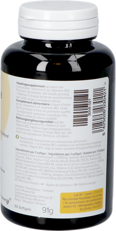 Natural Energy Lijnzaadolie Caps 60 10