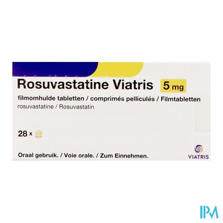 Rosuvastatine Viatris 5mg Filmomh Tabl 28 2