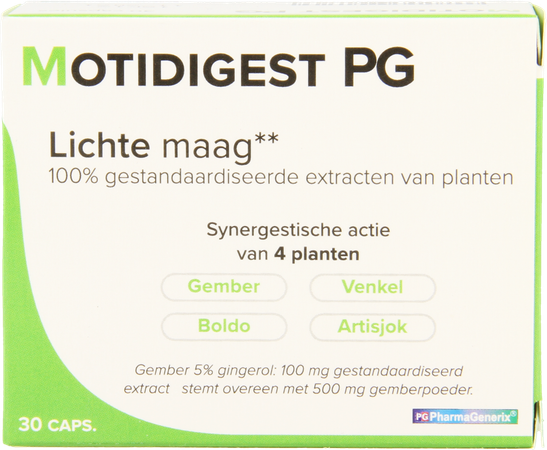 Motidigest Pg Pharmagenerix Caps 30 5