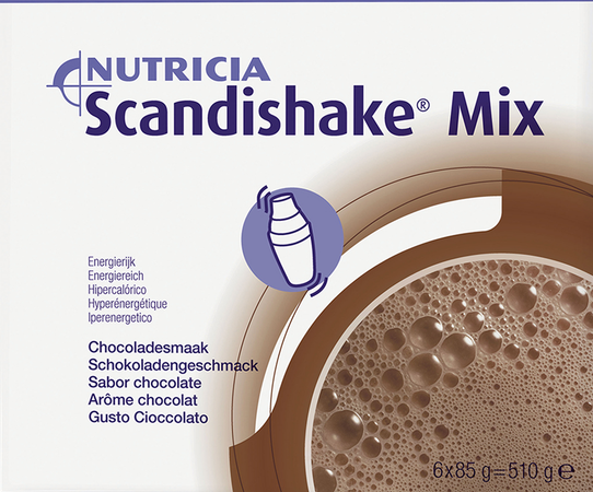 Scandishake Mix Chocolat Nf Sach 6x85g 2