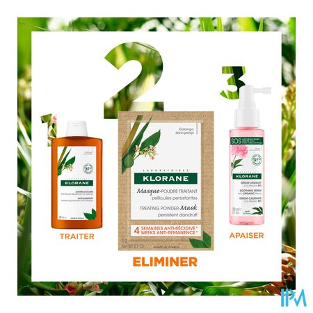 Klorane Capil. Masque Pdr Traitant Galanga 8x3g 9