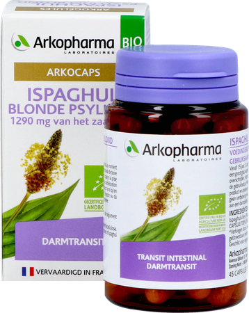 Arkogelules Ispaghul Psyllium Blond Bio Caps 45 19