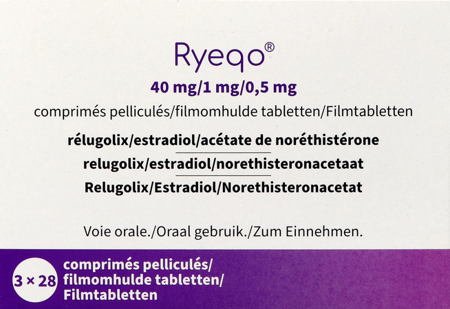 Ryeqo 40mg/1mg/0,5mg Fl Filmomh Tabl 84 1