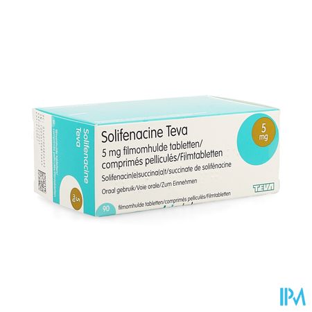 Solifenacine Teva Filmomh Tabl 90 X 5mg