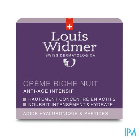 Widmer Aai Creme Riche Nuit Parf Pot 50ml