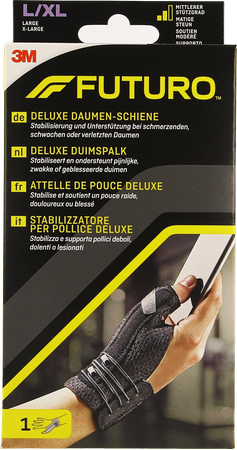 Futuro Deluxe Duimspalk 45844, Zwart Large/extra Large 4