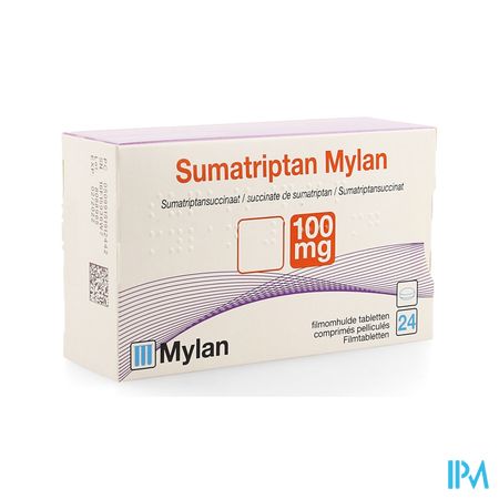 Sumatriptan Viatris 100mg Filmomh Tabl 24