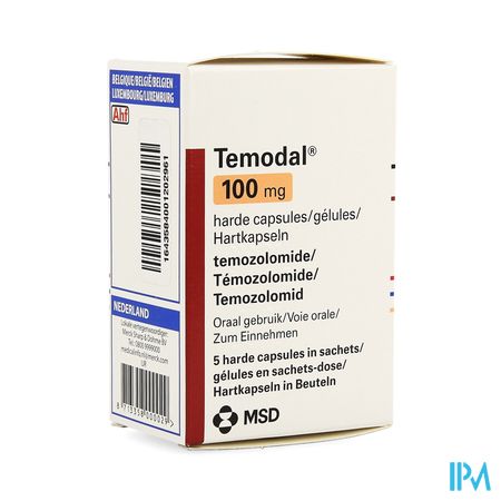 Temodal 5 Gell 100mg