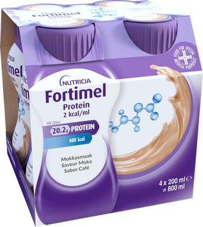 Fortimel Protein 2kcal Moka 4x200ml 4
