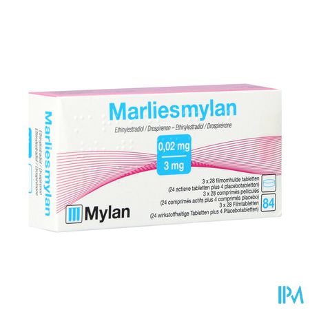 Marliesviatris 0,02mg/3mg Comp Pell 84