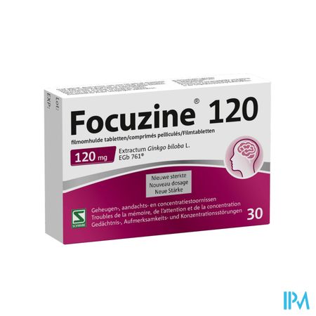 FOCUZINE® 120 MG 30 comprimés 1