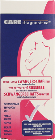 Biopax Extra Vroege Zwang.test Weekaanduiding Roze 2