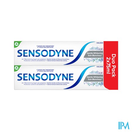 Sensodyne Gentle Whitening Tandpasta Tube 2x75ml