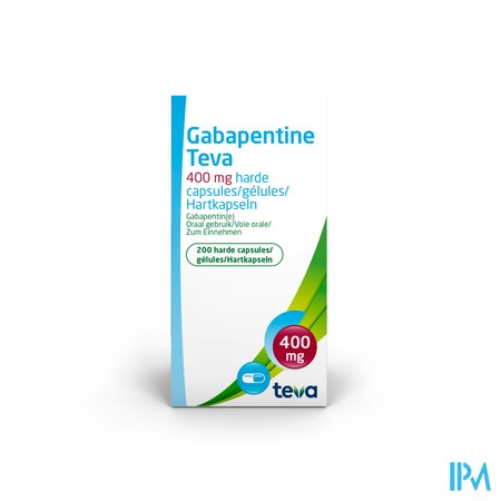 Gabapentine Teva 400mg Caps 200