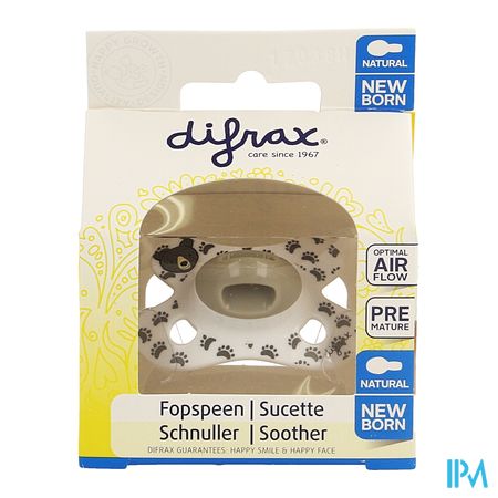 Difrax Sucette Natural Newborn Boy 8