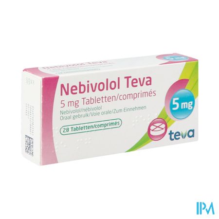 Nebivolol Teva Comp 28 X 5mg