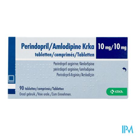 Perindopril/amlodipine Krka 10mg/10mg Comp 90 1