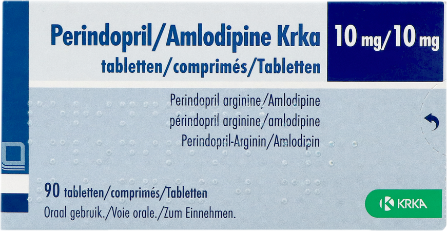 Perindopril/amlodipine Krka 10mg/10mg Comp 90 1