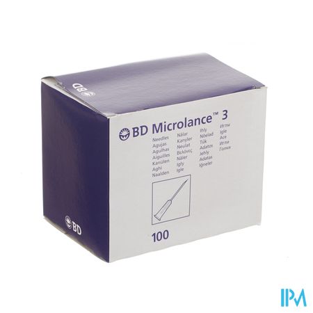 Bd Microlance 3 Aig.21g 1 1/2 Rb 0,8x40mm Vert 100
