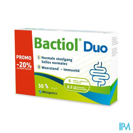 Bactiol Duo Caps 30 Promo -20%