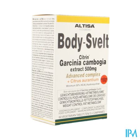 Altisa Body Svelt Garcin.500mg Citrin Cplx Comp 60