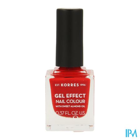 Korres Km Gel Effect Nail 53 Royal Red 11ml 3