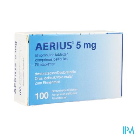 Aerius 5mg Pi Pharma Filmomh Tabl 100 X 5mg Pip