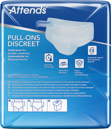 Attends Pull-on Plus 3 Discrete M 12 3