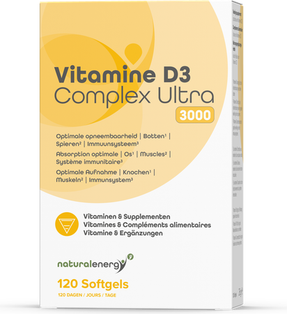 Vitamine D Complex Ultra 3000ui 120 Natural Energy 3
