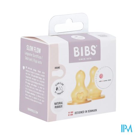 Bibs Zuigfles Spenen Latex Duopack Slow