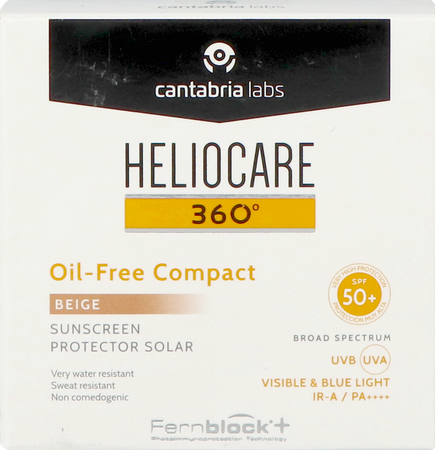 Heliocare 360° Oil Free Compact Spf50+ Beige 10g 1