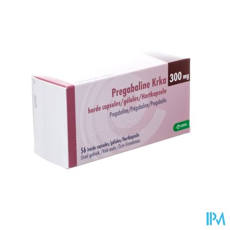 Pregabaline Krka 300mg Harde Caps 56 X300mg