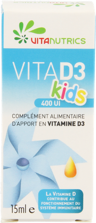 Vitad3 400ui Kids Vitanutrics Gutt 15ml 1