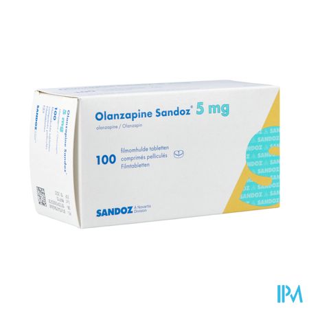 Olanzapine Sandoz 5,0mg Filmomh Tabl 100 Blister
