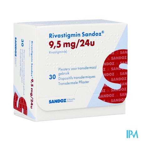 Rivastigmin Sandoz 9,5mg/24u Pleister Transd. 30