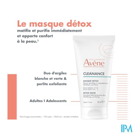 Avene Cleanance Detox Masker 50ml 12