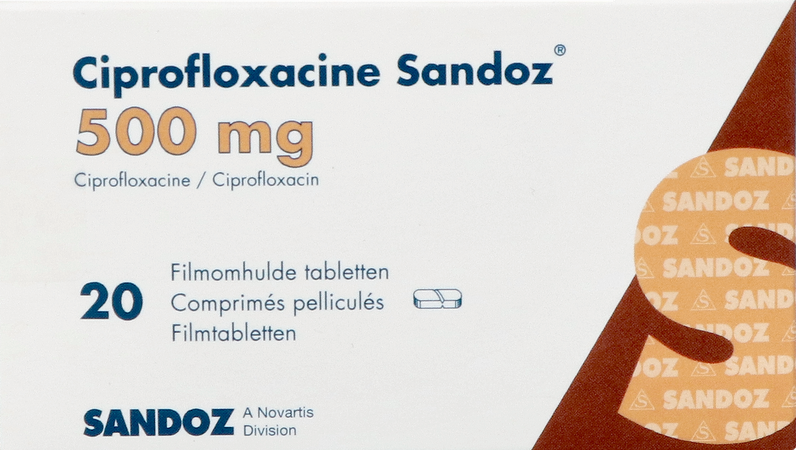Ciprofloxacine Sandoz 500mg Pi Pharma Film.tabl 20 1