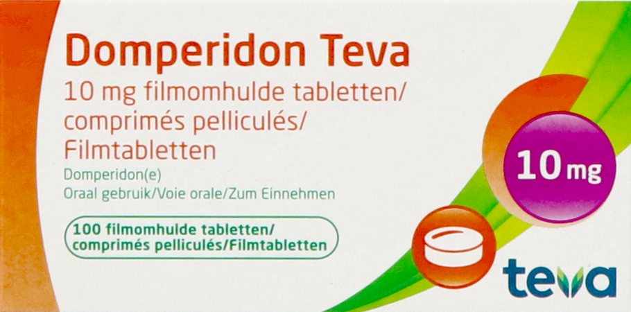 Domperidon 10mg Teva Filmomh Tabl 100 X 10mg 1