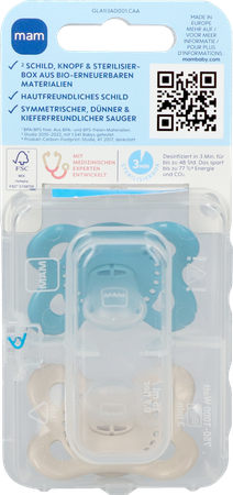 Mam Fopspeen Original Pure Siliconen 0-6m Jongen 2 3