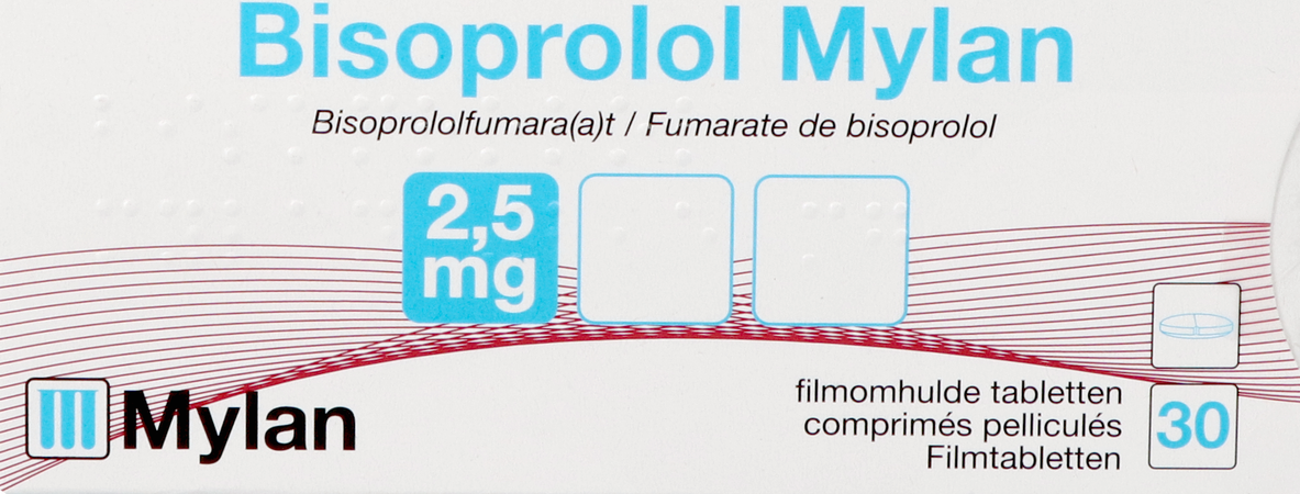 Bisoprolol Viatris 2,5mg Filmomh Tabl 30 5