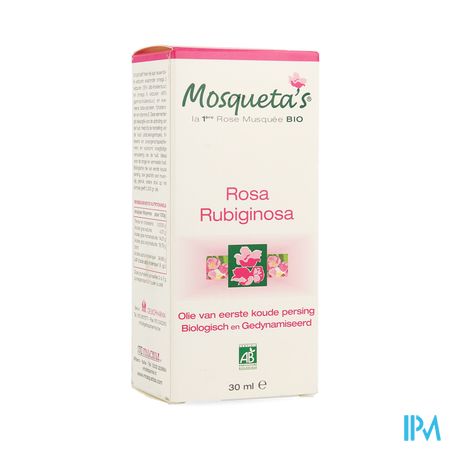 Mosquetas Rose Rozenolie Natuur Bio 30ml