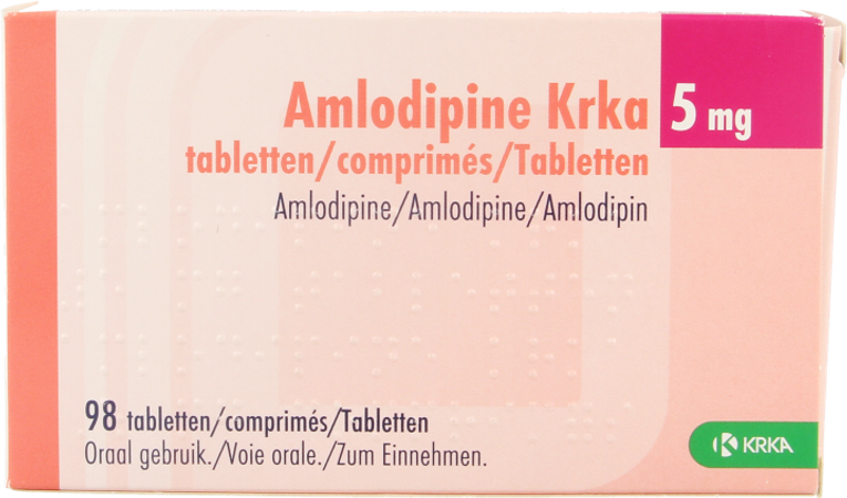 Amlodipine Krka 5mg Comp 98 X 5mg 1