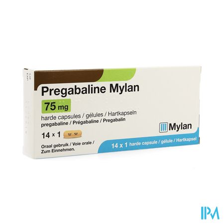 Pregabaline Mylan Caps 14 X 75mg