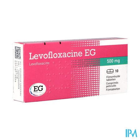 Levofloxacine EG 500Mg Filmomh Tabl 10X500 Mg