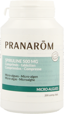 Spiruline 500mg Comp 200x500mg Pranarom 2