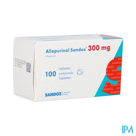 Allopurinol Sandoz 300mg Comp 100